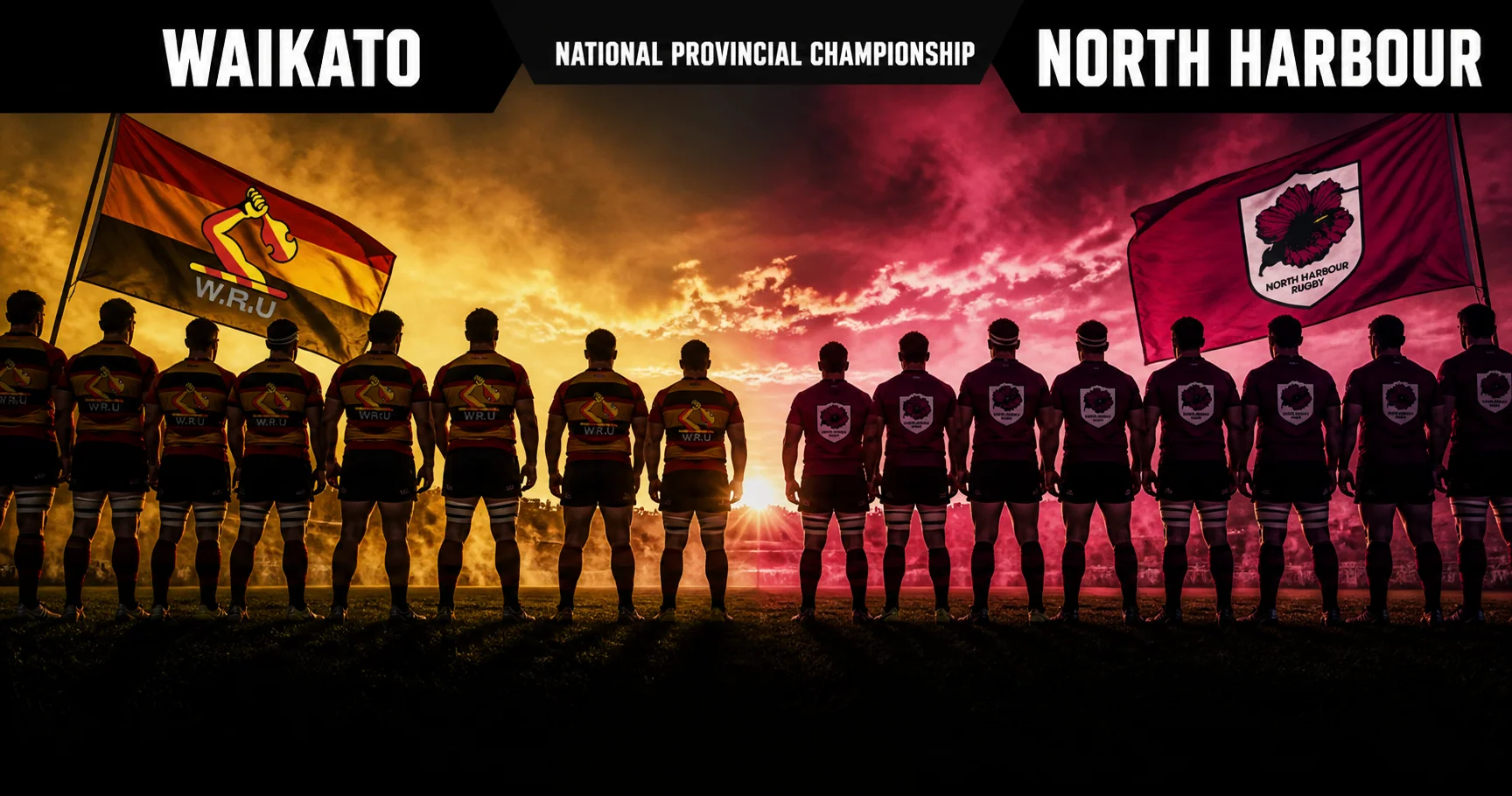 Affiche de la rencontre Waikato contre North Harbour