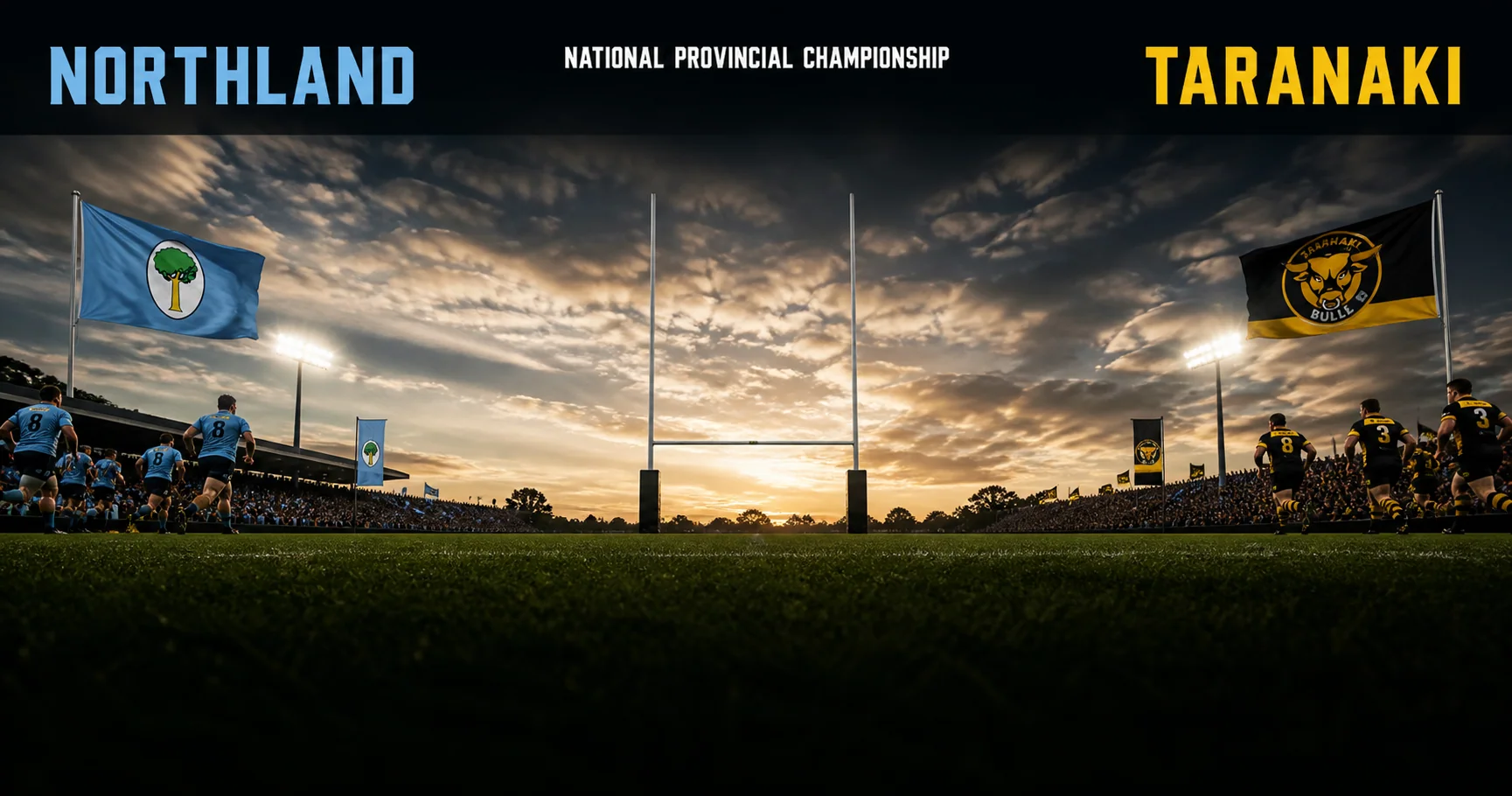 Affiche de la rencontre Northland contre Taranaki