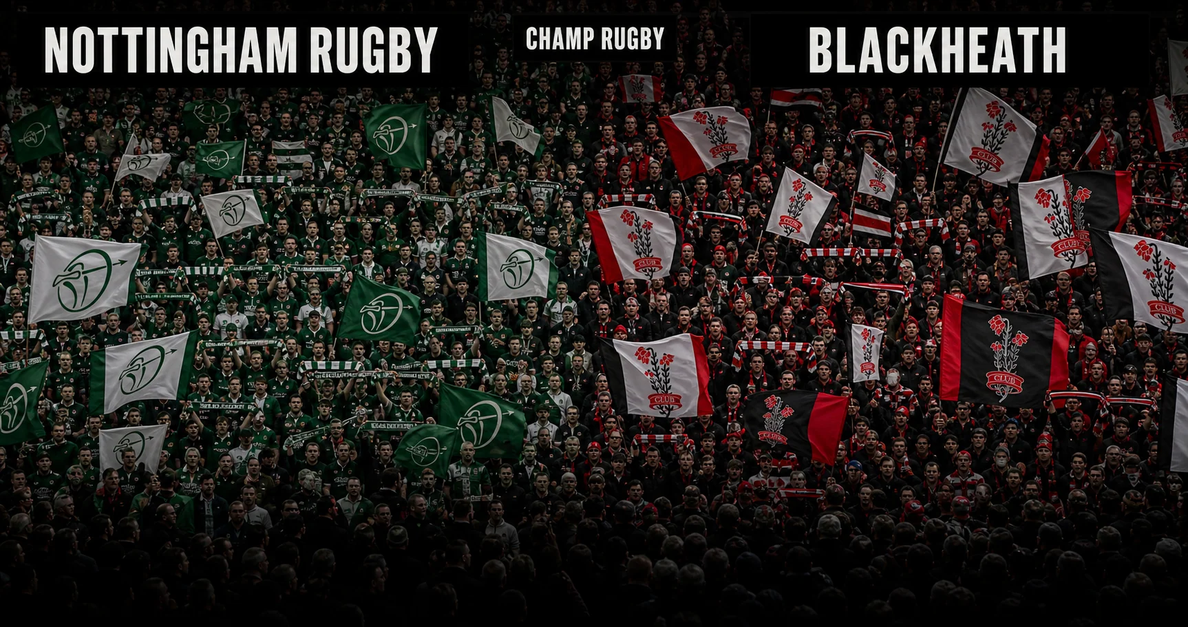 Affiche de la rencontre Nottingham Rugby contre Blackheath