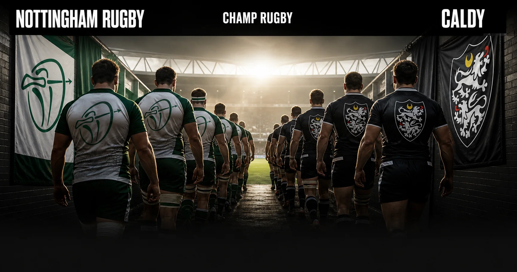 Affiche de la rencontre Nottingham Rugby contre Caldy