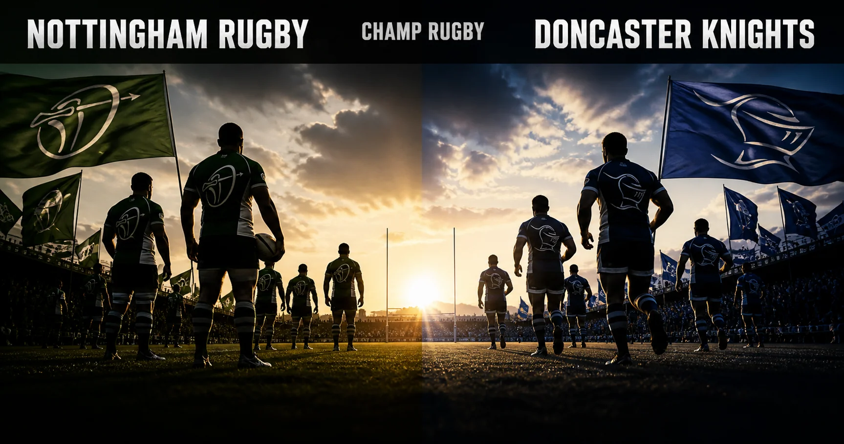 Affiche de la rencontre Nottingham Rugby contre Doncaster Knights