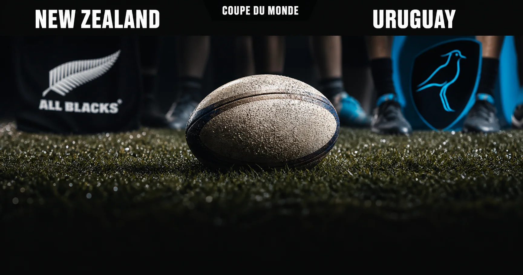 Affiche de la rencontre Nouvelle-Zélande contre Uruguay