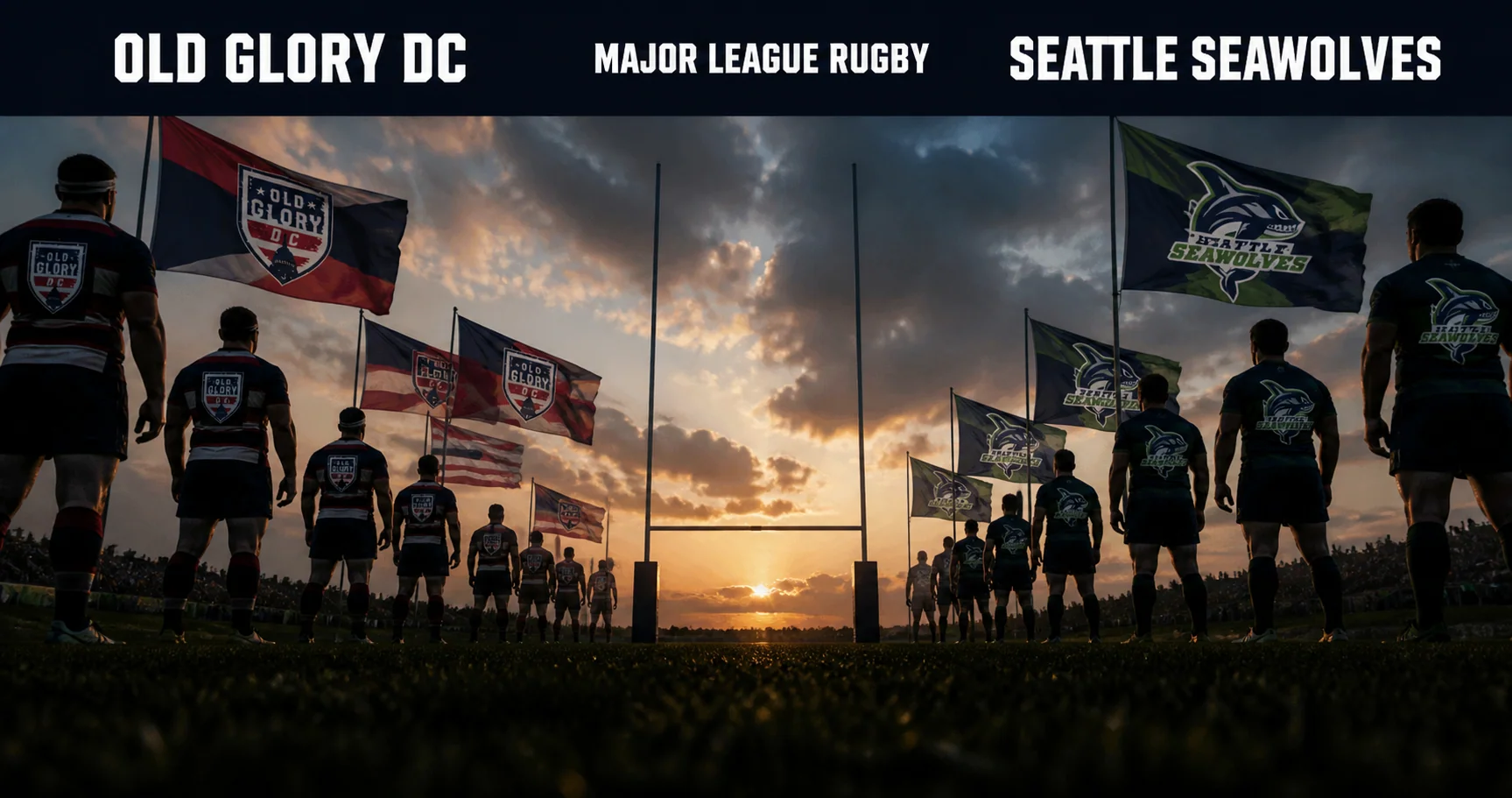 Affiche de la rencontre Old Glory DC contre Seattle Seawolves