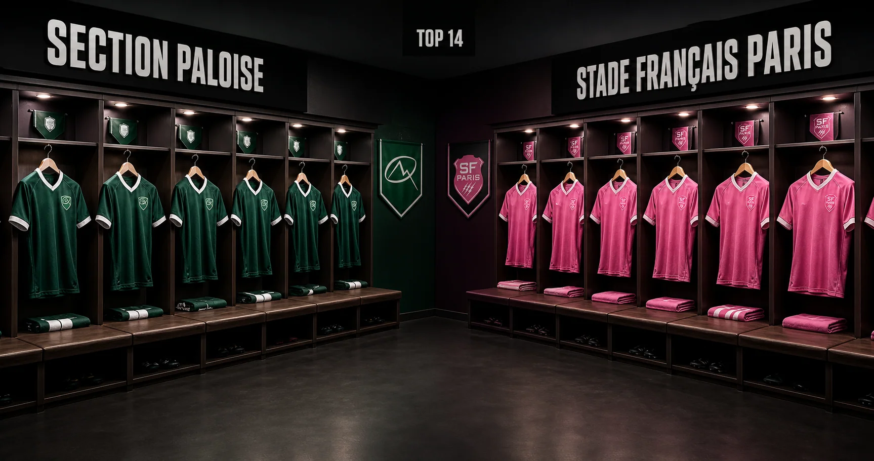 Affiche de la rencontre Section Paloise contre Stade Français Paris
