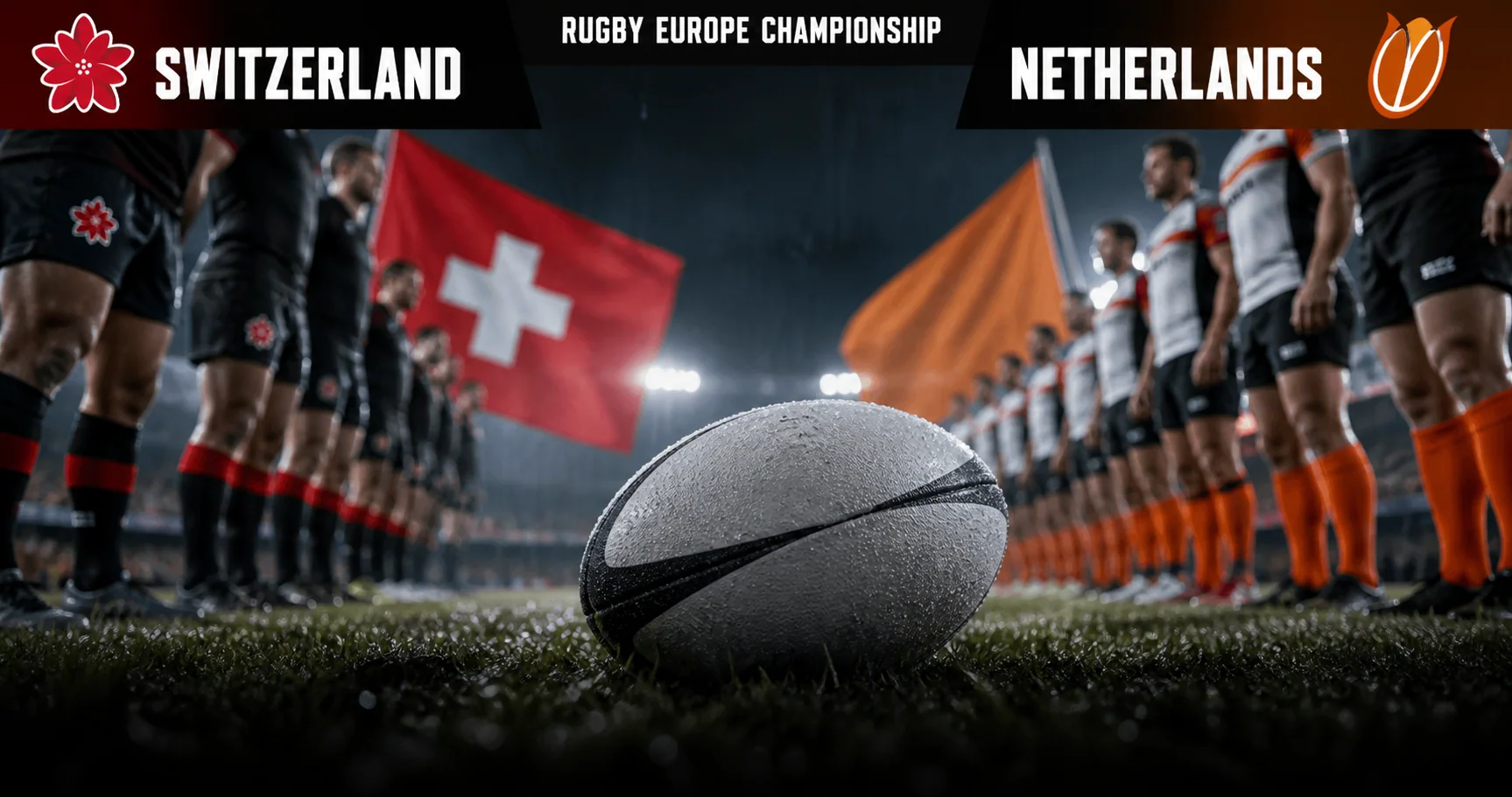 Affiche de la rencontre Suisse contre Pays-Bas