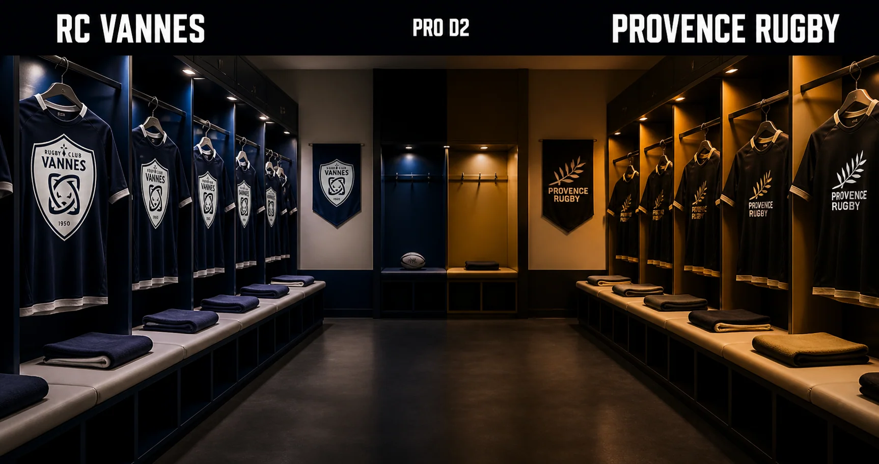 Affiche de la rencontre RC Vannes contre Provence Rugby