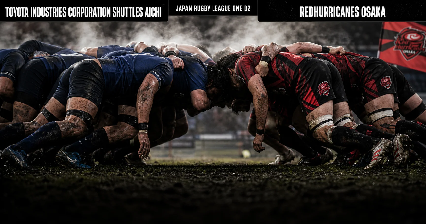 Affiche de la rencontre Toyota Industries Corporation Shuttles Aichi contre RedHurricanes Osaka
