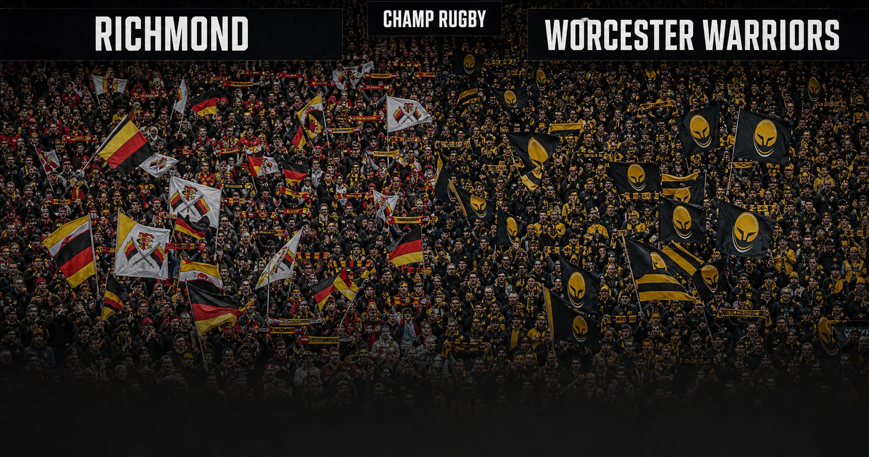Affiche de la rencontre Richmond contre Worcester Warriors