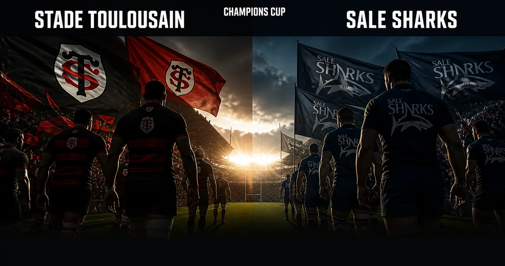 Affiche de la rencontre Stade Toulousain contre Sale Sharks