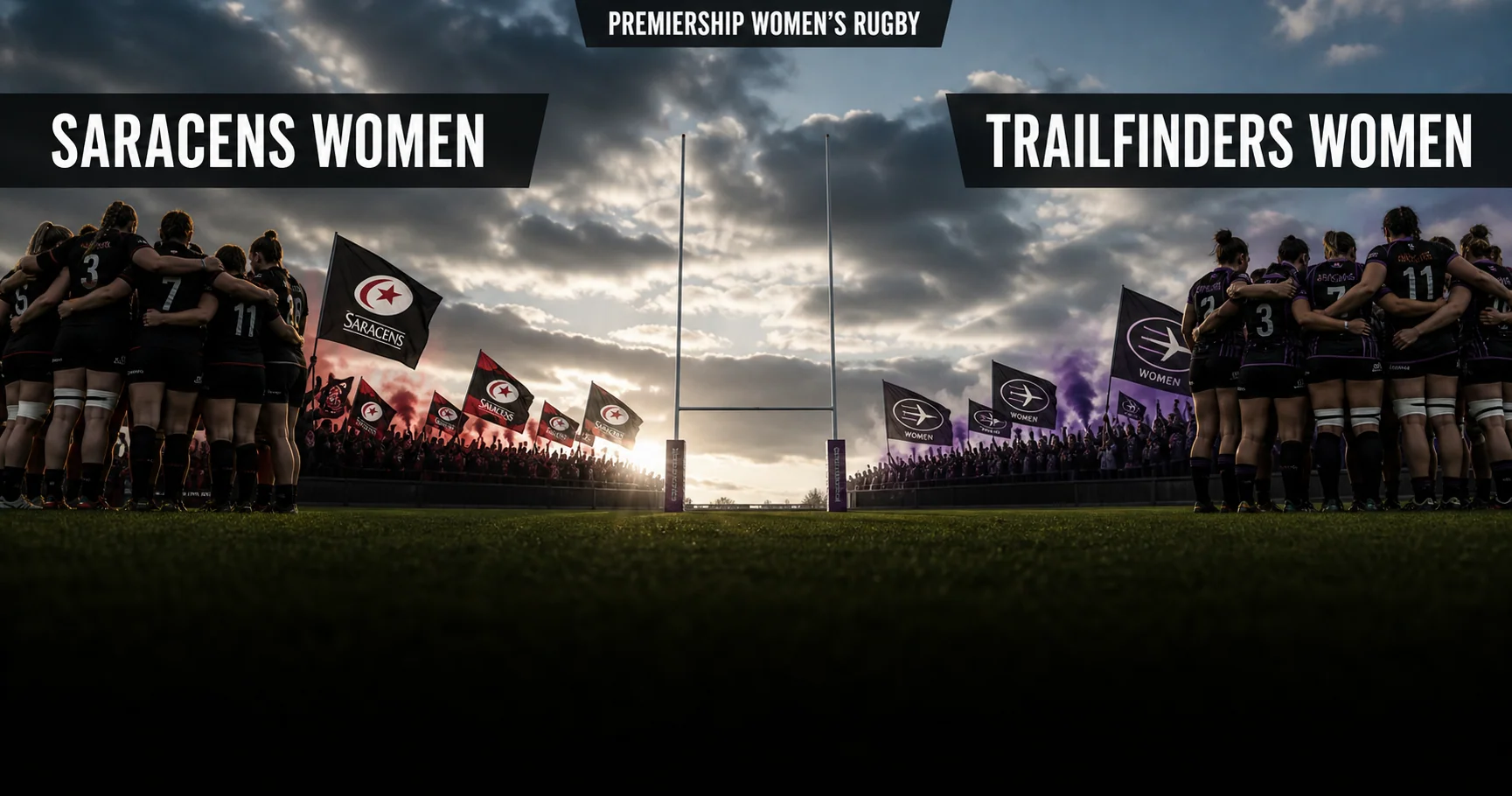 Affiche de la rencontre Saracens Women contre Trailfinders Women