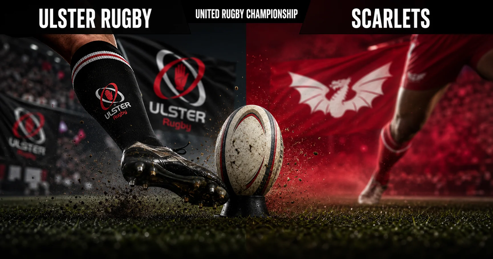 Affiche de la rencontre Ulster Rugby contre Scarlets