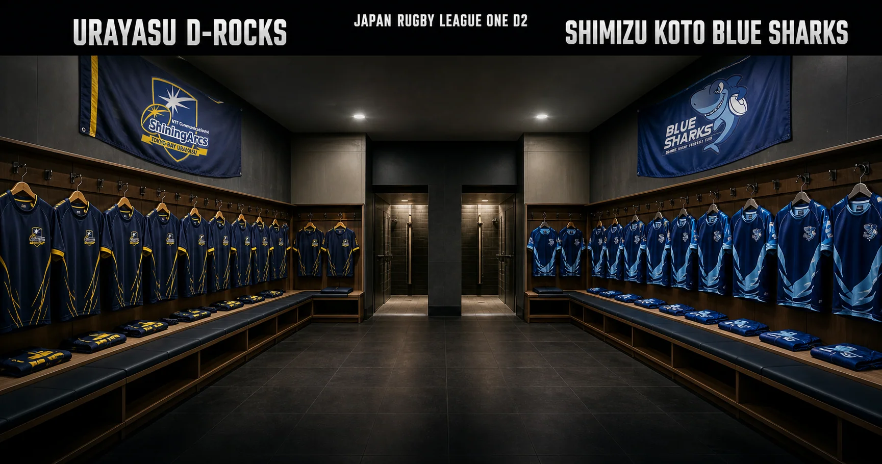 Affiche de la rencontre Urayasu D-Rocks contre SHIMIZU KOTO BLUE SHARKS