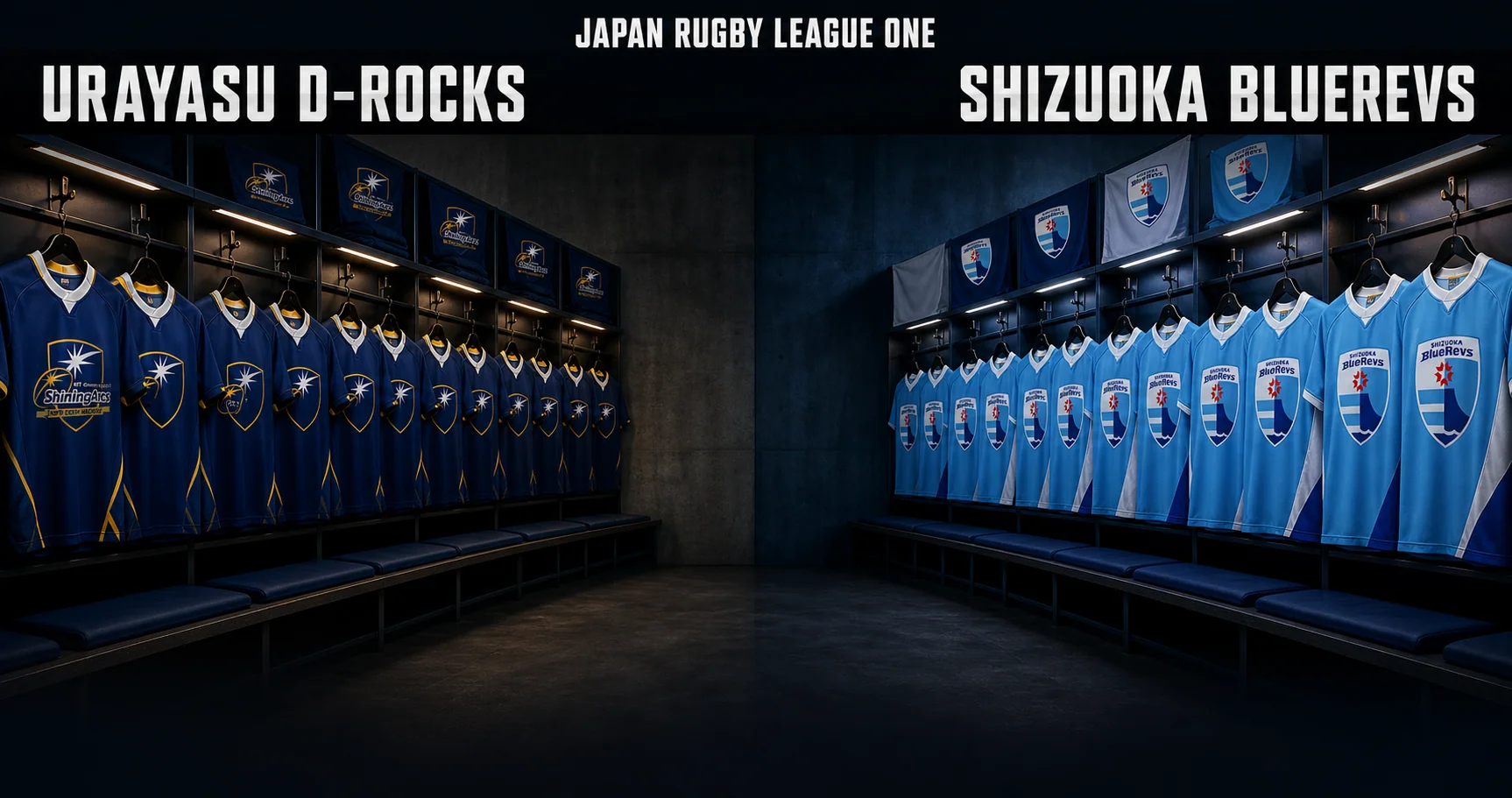 Affiche de la rencontre Urayasu D-Rocks contre Shizuoka BlueRevs