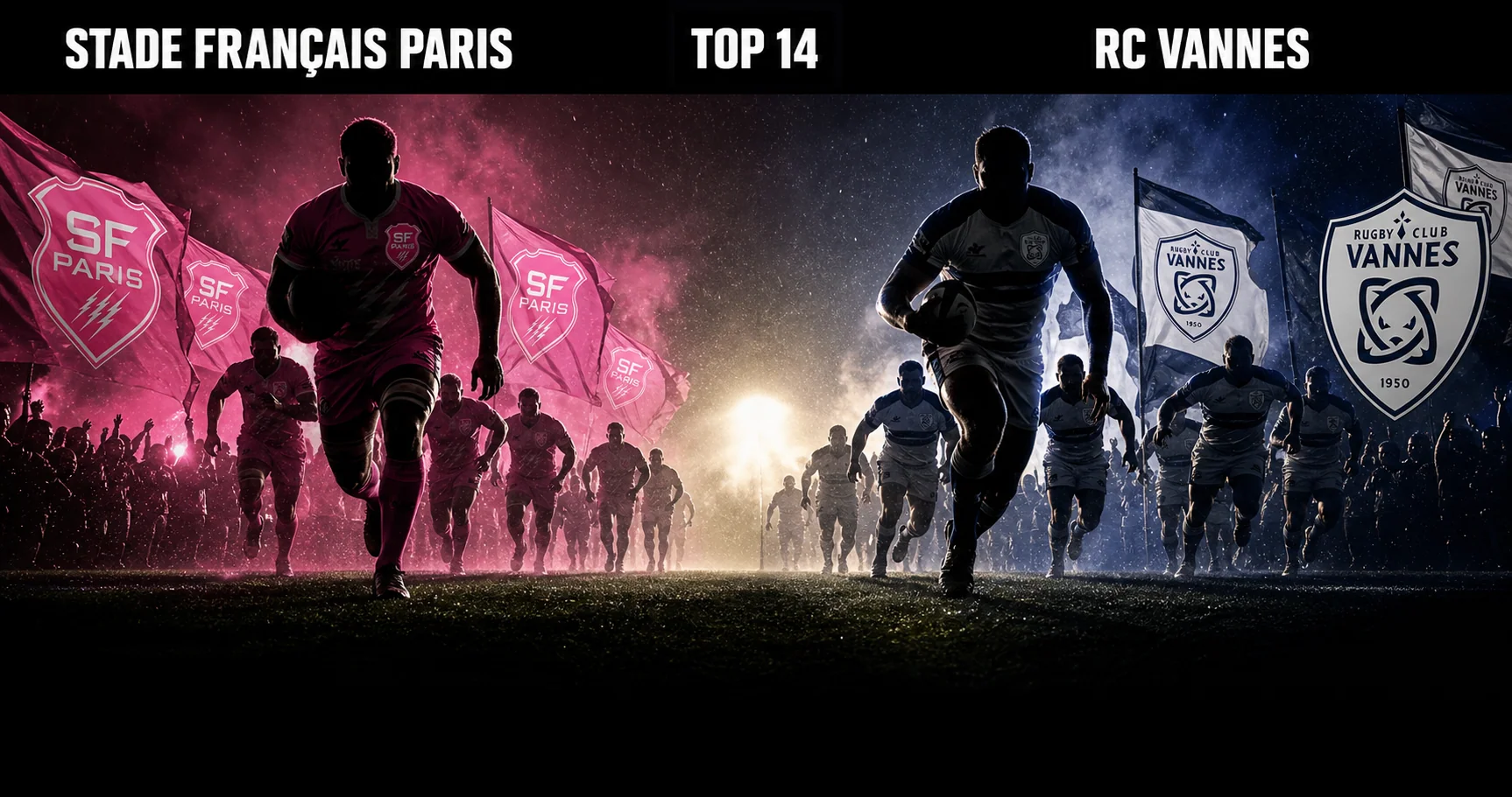 Affiche de la rencontre Stade Français Paris contre RC Vannes