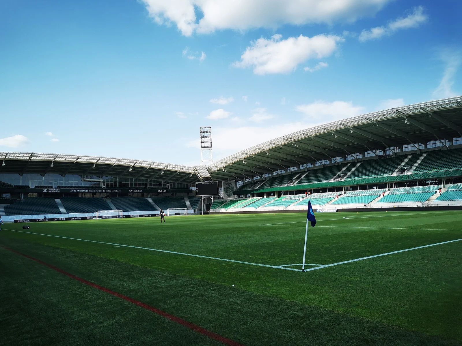 Le stade du Hameau à Pau, photographié en 2022.