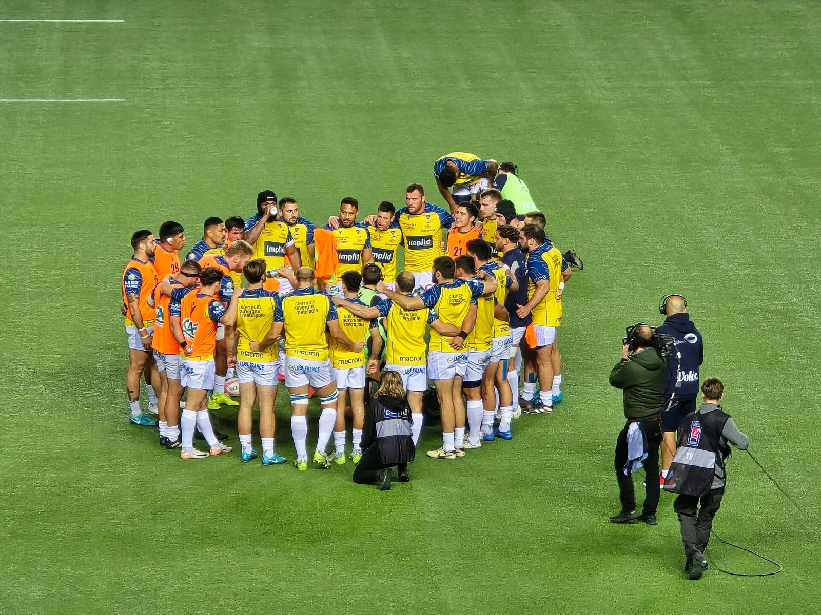 L’ASM Clermont Auvergne face au Stade français en Top 14, le 26 octobre 2024.