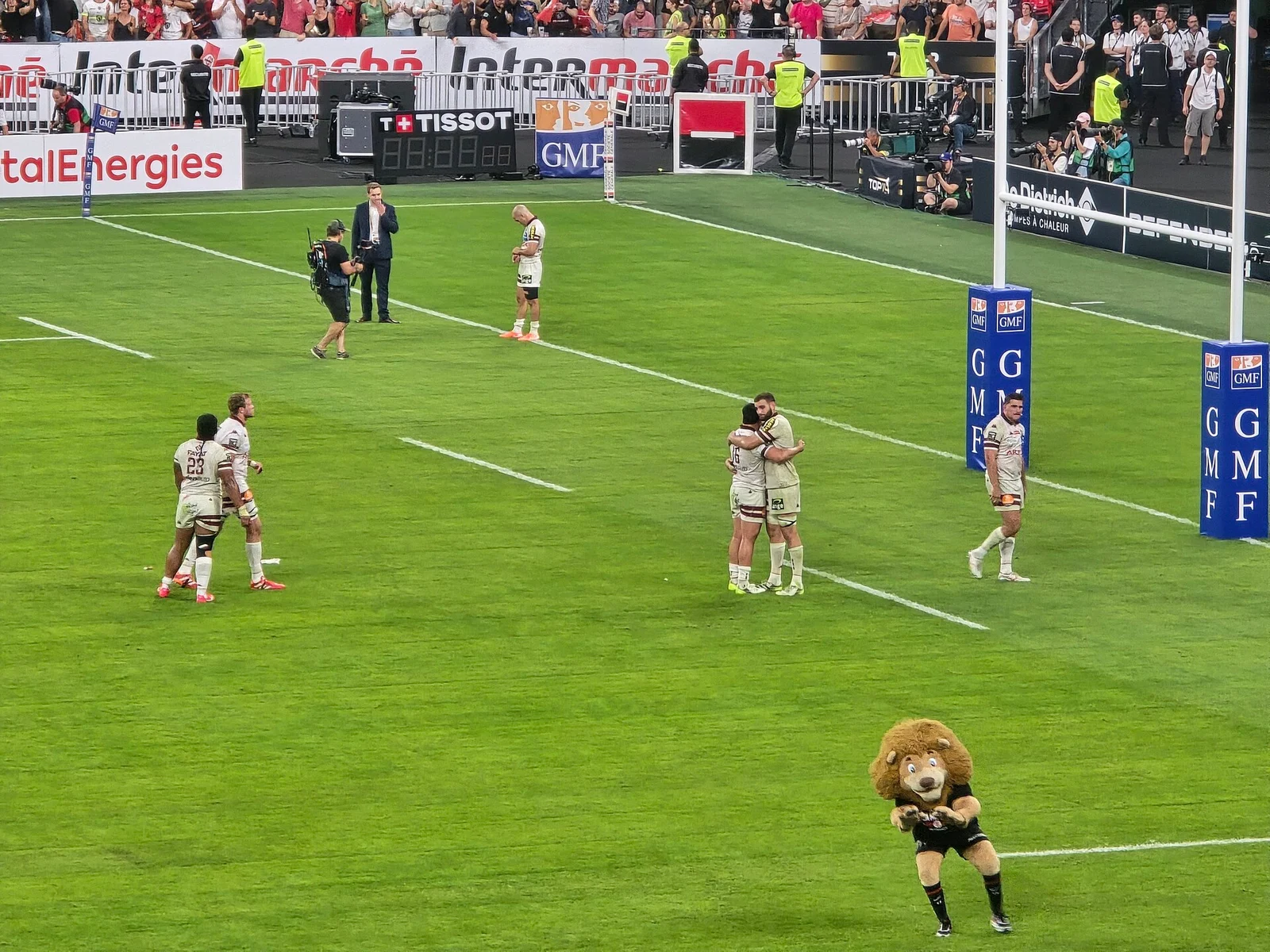 L’Union Bordeaux Bègles face au Stade toulousain, le 28 juin 2025.