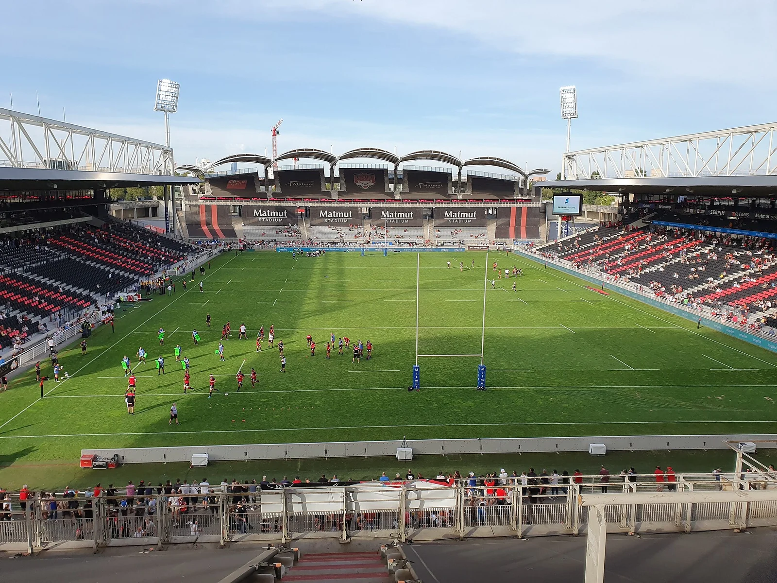 Le Matmut Stadium de Gerland lors d’un match du LOU, en 2019.