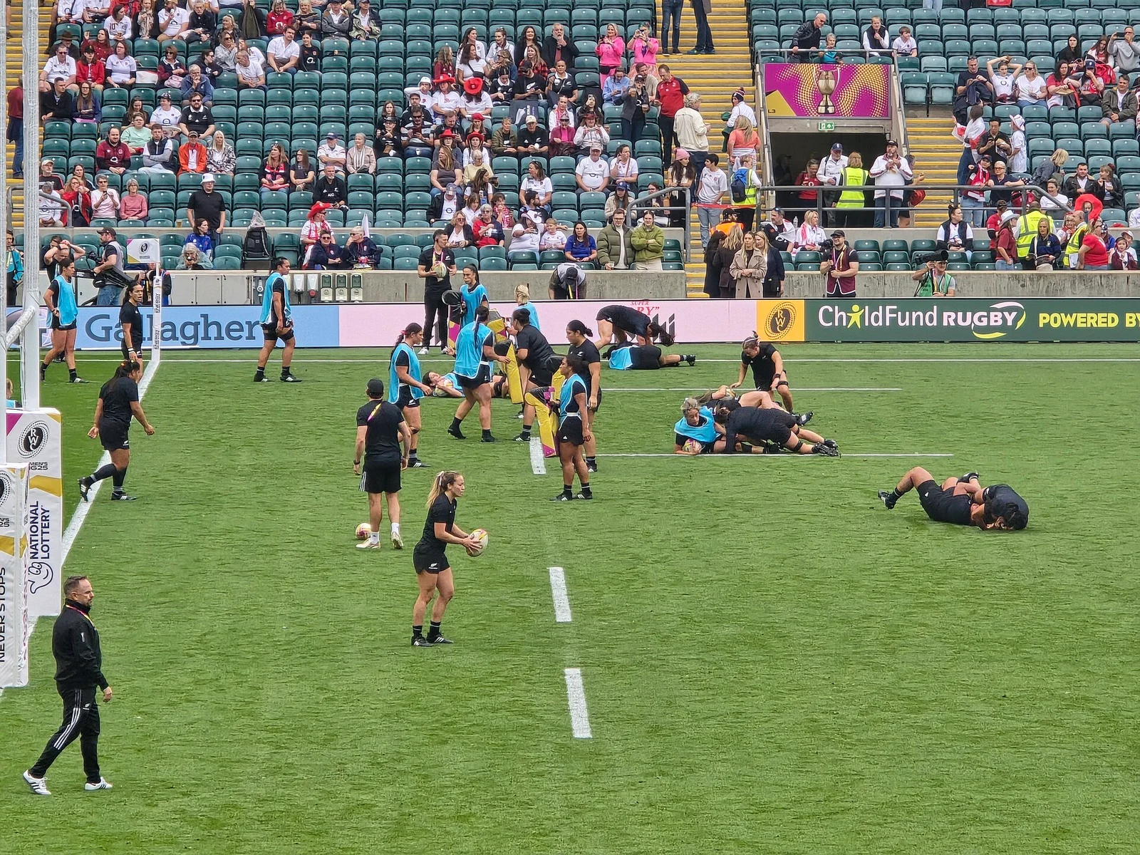 France et Nouvelle-Zélande lors de la Coupe du monde féminine de rugby, le 27 septembre 2025.