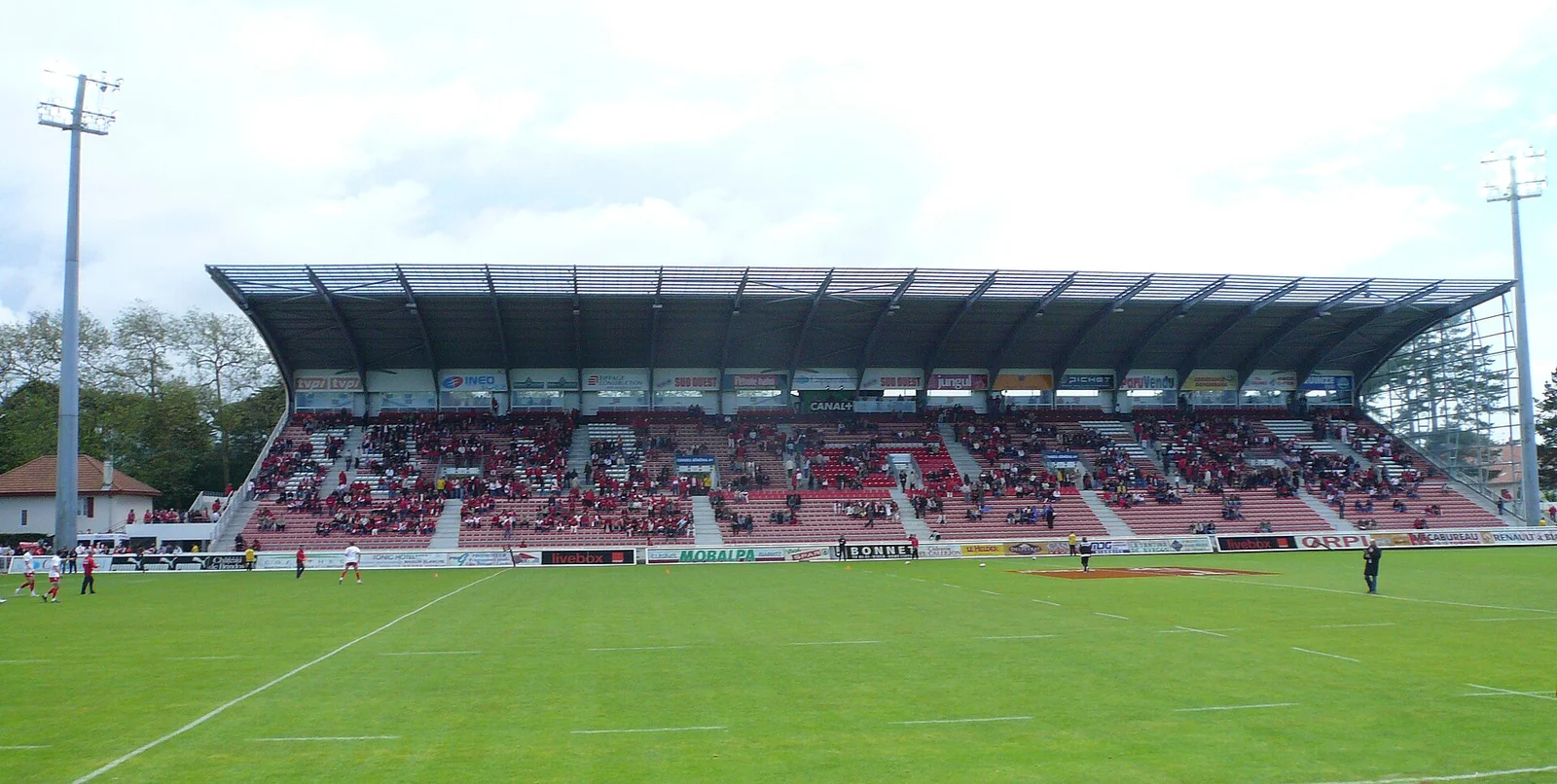 Le parc des sports d’Aguiléra, en 2008.